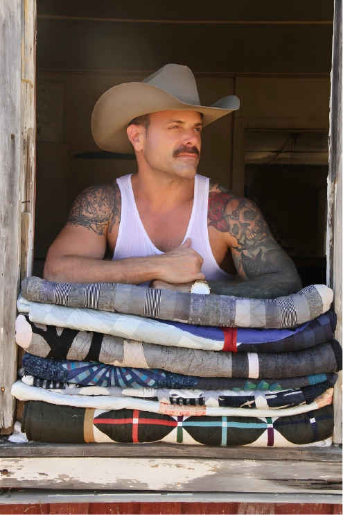 Dale Rowse Quilting Cowboy